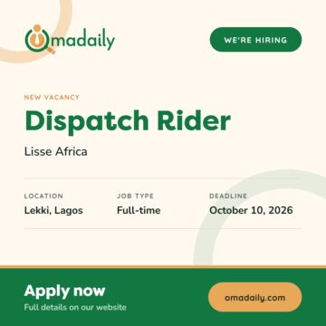 Dispatch Rider at Lisse Africa