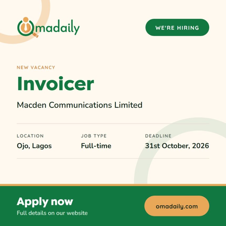 Invoicer at Macden Communications Limited